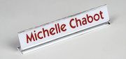 DESKTOP HOLDER ENGRAVED SIGN HOLDERS